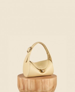 Cream Yellow Cafuné Drop Duffel Women's Shoulder Bags | UXU1024RF