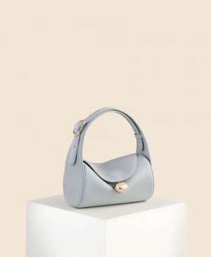 Grey Blue Cafuné Drop Duffel Women's Shoulder Bags | BFA2682ED