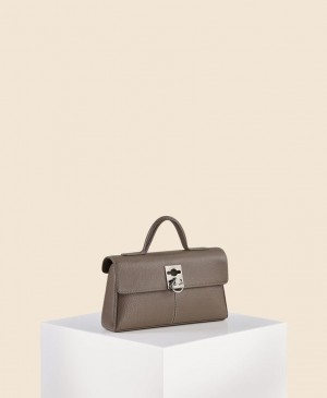 Grey Brown Cafuné Stance Wallet Women's Crossbody Bags | UKF1363BS