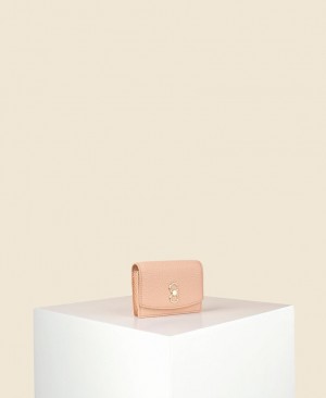 Pink Cafuné Double-C Women's Cardholders | OAX85MC