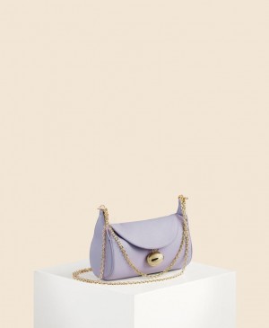 Purple Cafuné Mini Drop Duffel Women's Shoulder Bags | XZJ9566AT