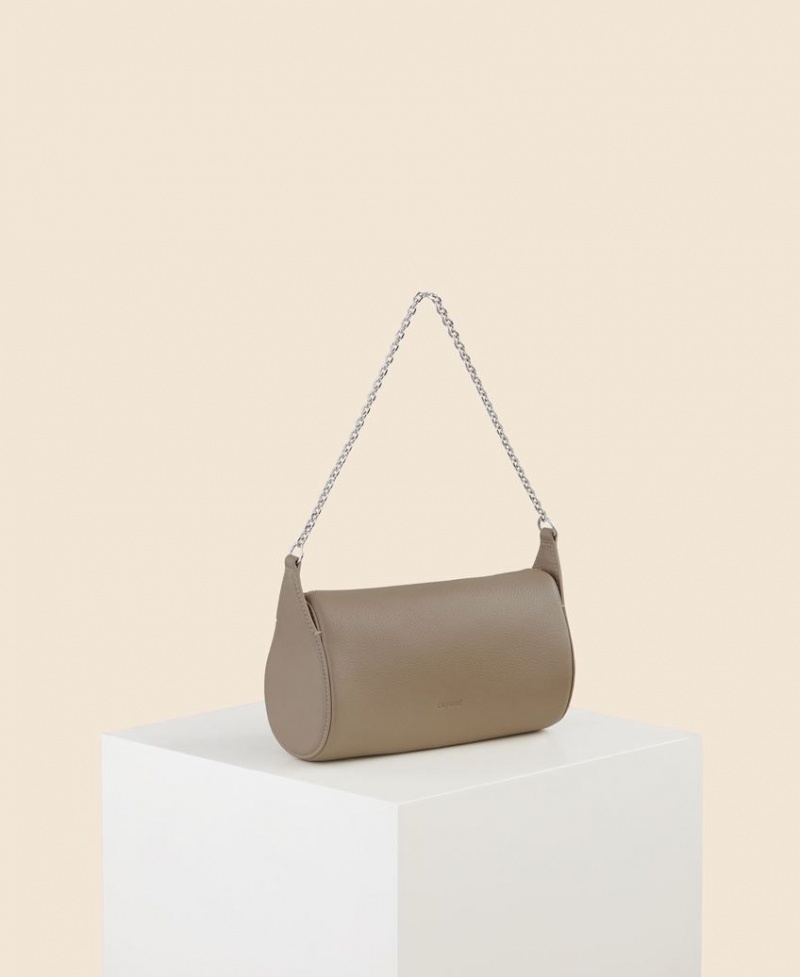 Grey Brown Cafuné Mini Drop Duffel Women's Shoulder Bags | ERE1285MD