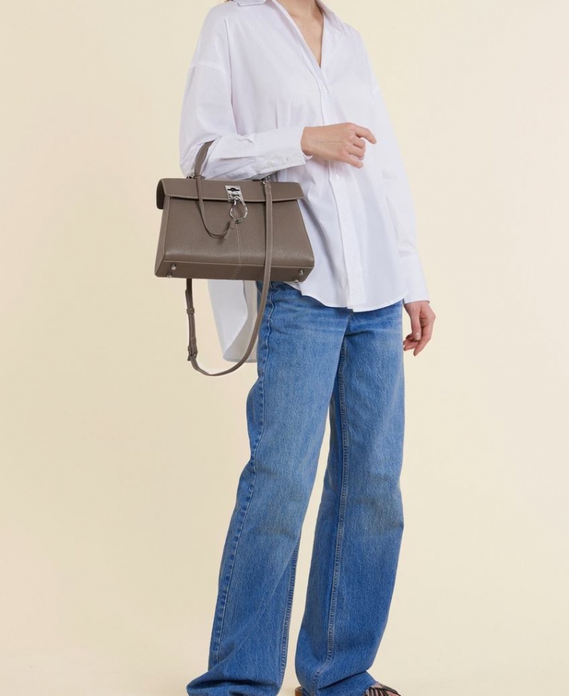 Grey Brown Cafuné Stance Bag Women's Shoulder Bags | PZR535FK