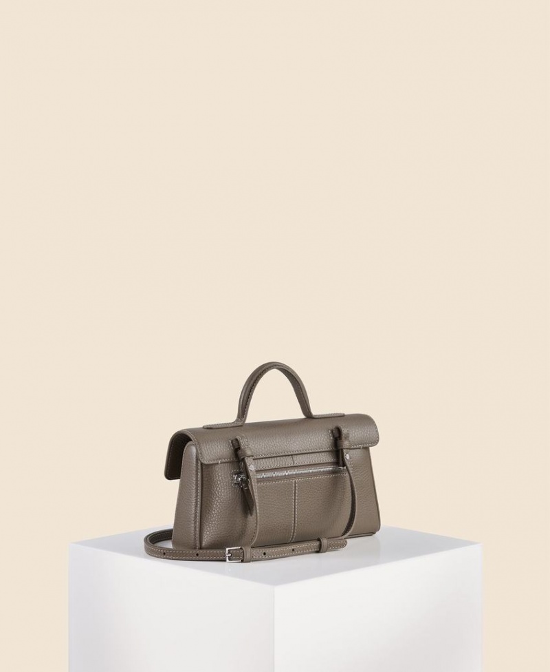 Grey Brown Cafuné Stance Wallet Women's Crossbody Bags | UKF1363BS