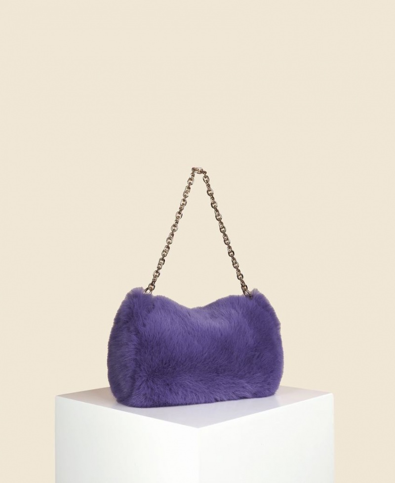 Purple Cafuné Mini Drop Duffel Women's Shoulder Bags | SLW4184FA