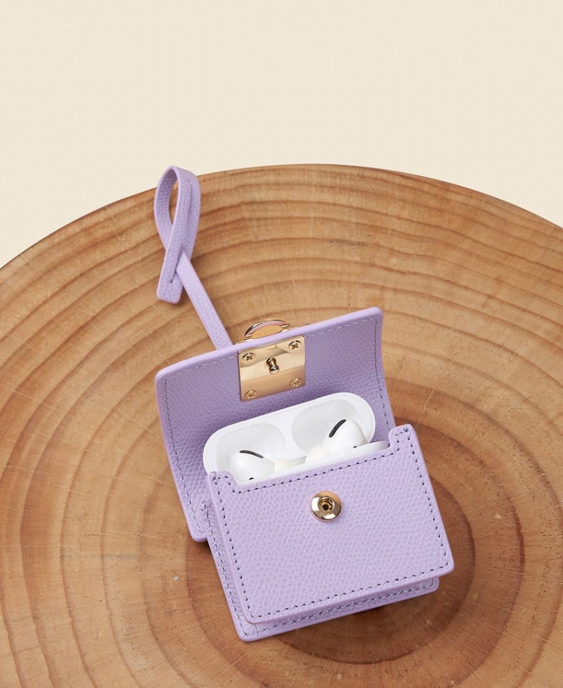 Purple Cafuné Stance Pod AirPods Case Women's Mini Bags | GIH4126LH